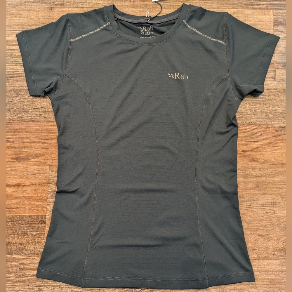 Rab Women's Force Short Sleeve Tee Active Hiking Running Outdoor Shirt Sz XS